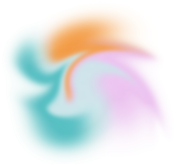 Abstract Liquid Glowing Edgy Swirls